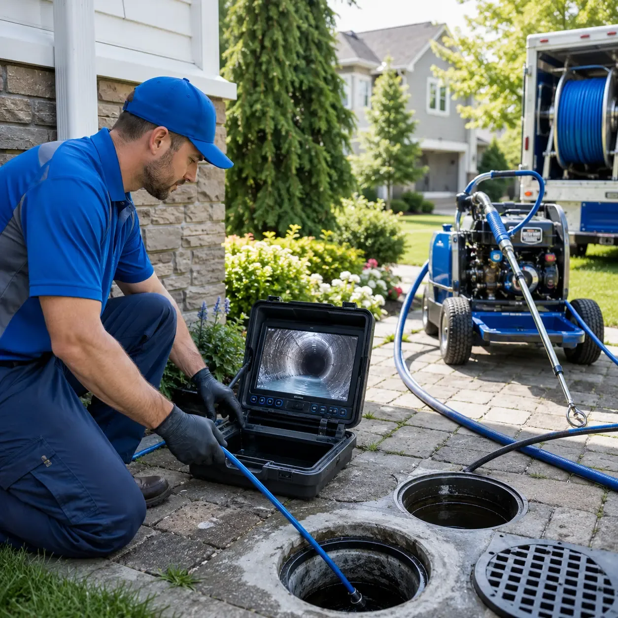 Outdoor drain cleaning professionals serving De Tour Village, MI